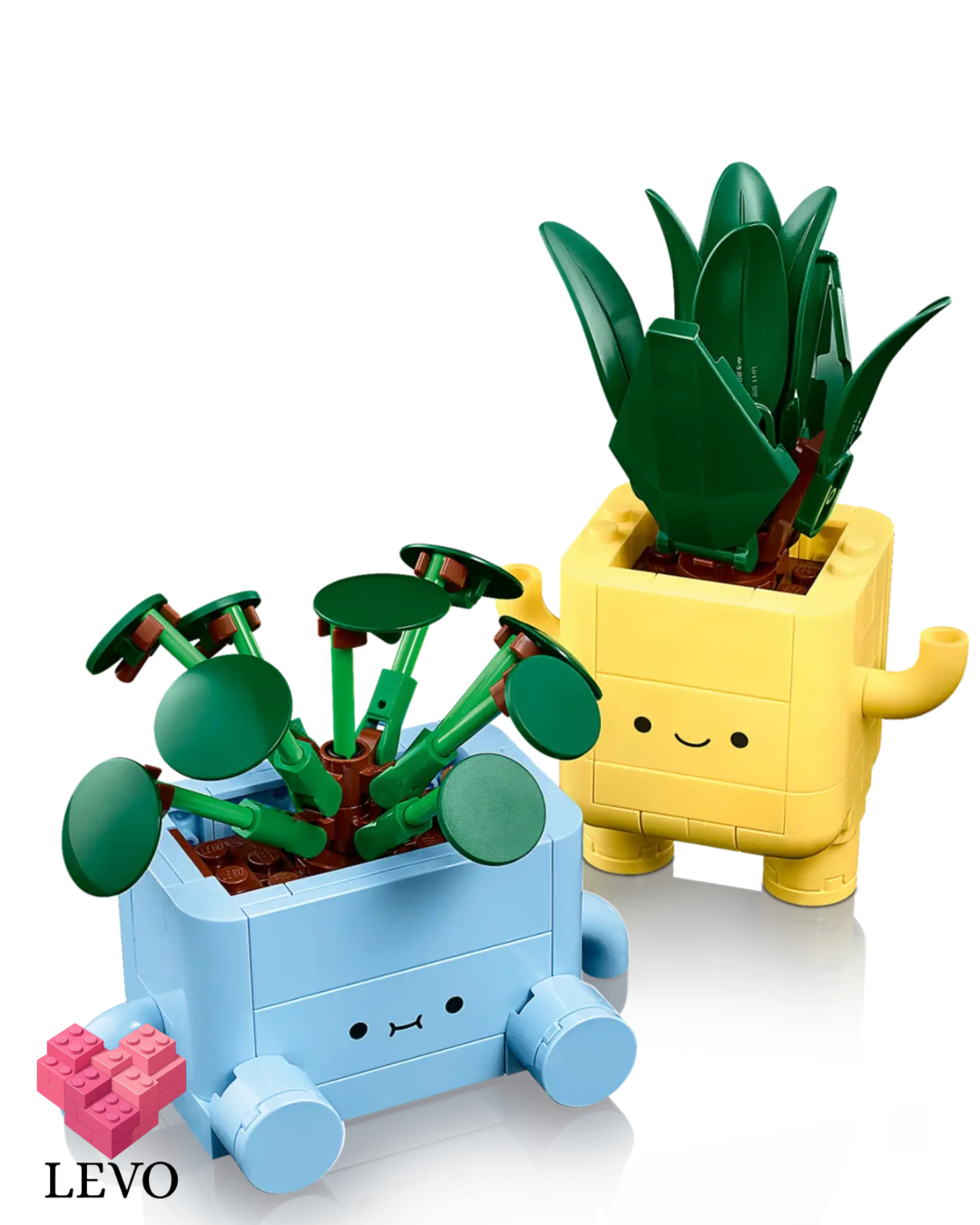 דגם זוג עציצים שמחים-217 חלקים